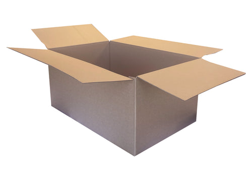 New Plain Strong Single Wall Box - 575mm x 375mm x 270mm