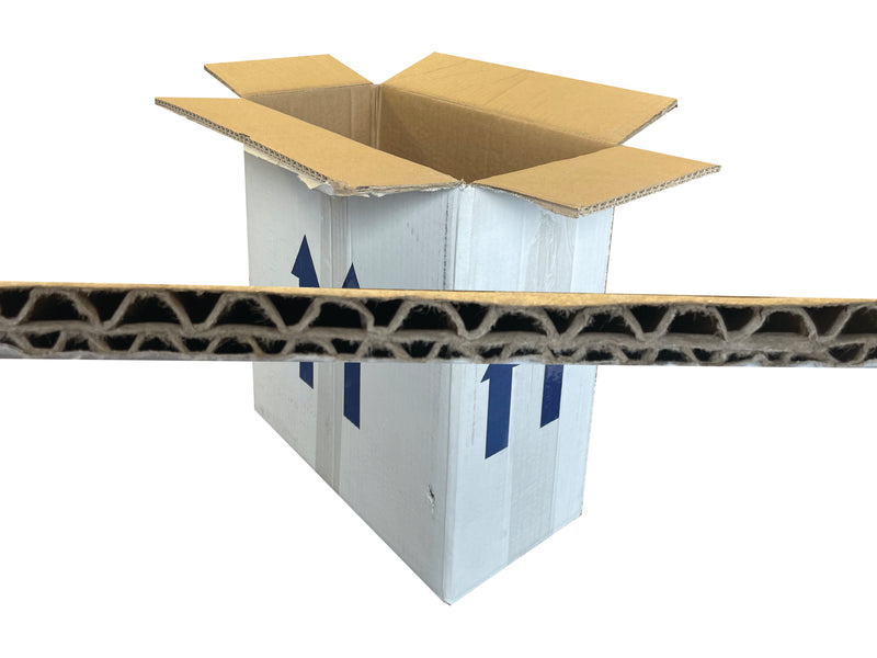 Used Printed Strong Double Wall Box - 330mm x 160mm x 340mm