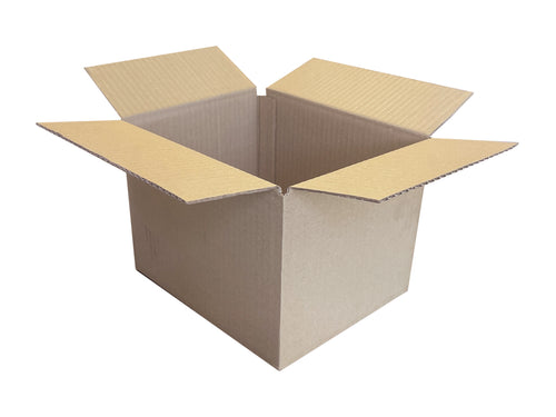 New Plain Strong Single Wall Box - 203mm x 168mm x 148mm