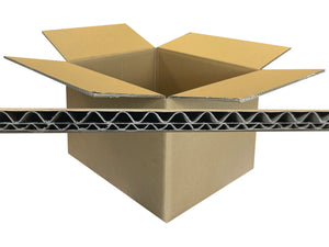 strong double wall fluting close up