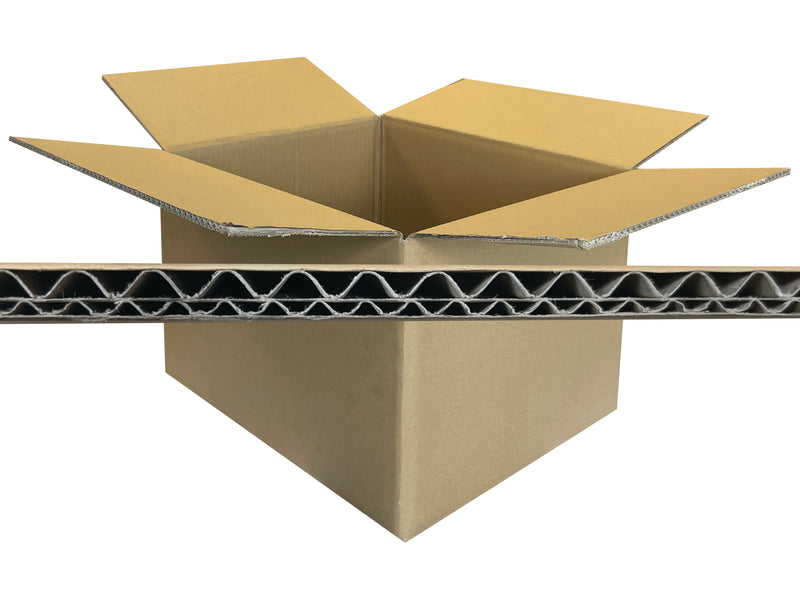 strong double wall fluting close up