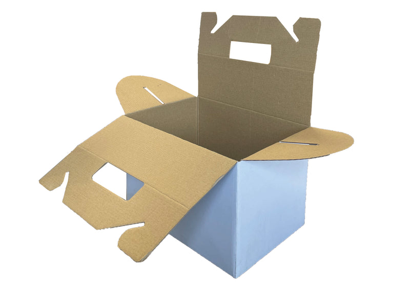 New Plain Strong Single Wall Box - 252mm x 170mm x 163mm