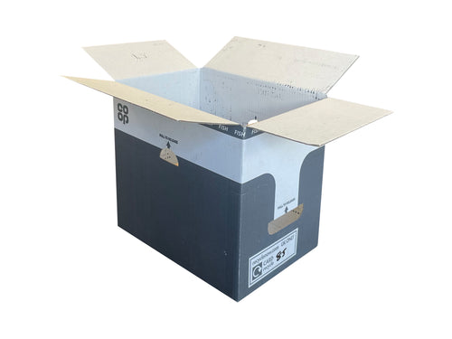 New Printed Single Wall Box - 203mm x 137mm x 175mm