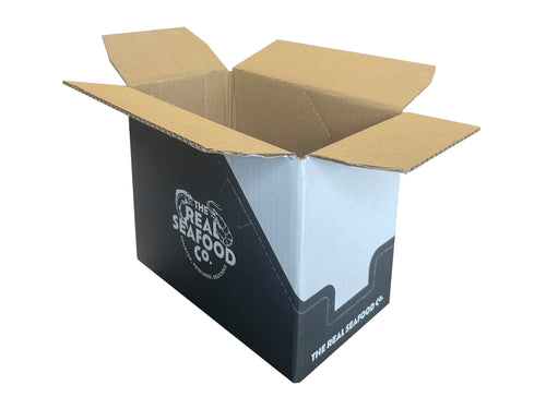 New Printed Single Wall Box - 236mm x 135mm x 180mm