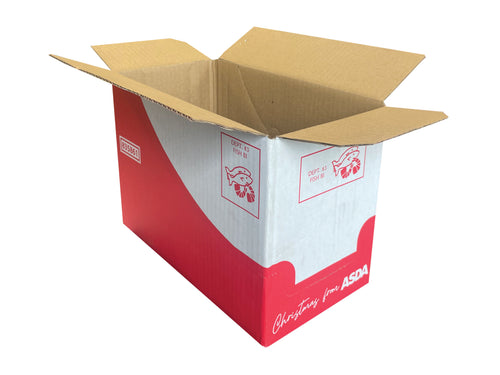 New Printed Single Wall Box - 265mm x 144mm x 187mm