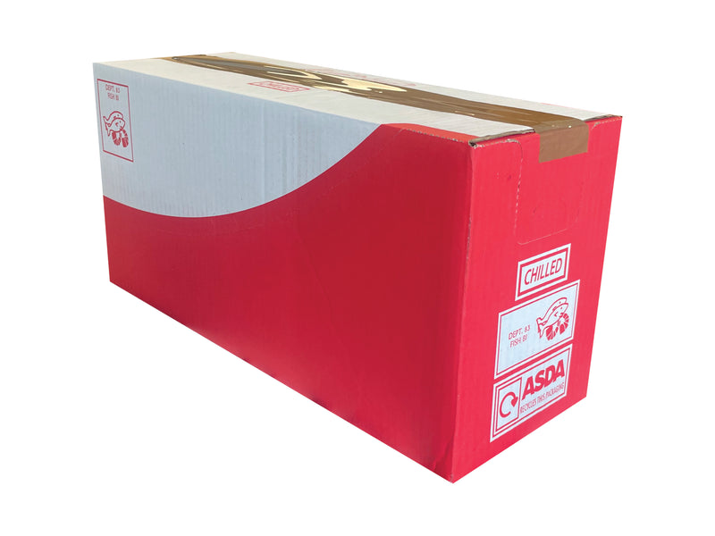 New Printed Single Wall Box - 402mm x 140mm x 189mm