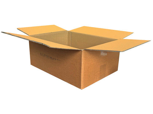 Used Printed Strong Single Wall Box - 383mm x 284mm x 155mm