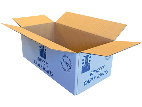 New Printed Strong Single Wall Box - 329mm x 175mm x 125mm