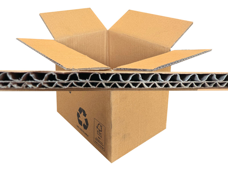 New Printed Strong Double Wall Box - 233mm x 170mm x 193mm