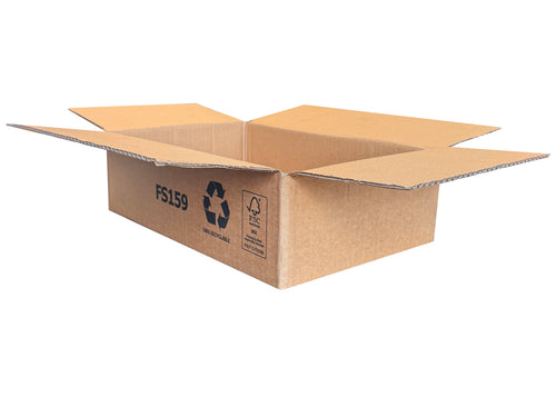 New Printed Strong Single Wall Box - 362mm x 231mm x 97mm
