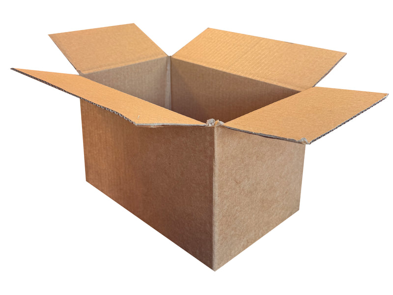 New Plain Strong Single Wall Box - 240mm x 158mm x 148mm