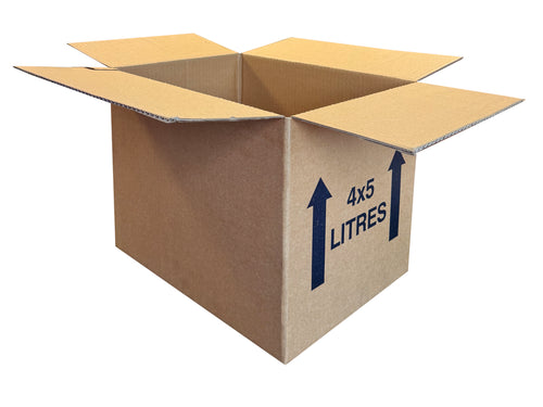 New Printed Strong Single Wall Box - 374mm x 270mm x 280mm