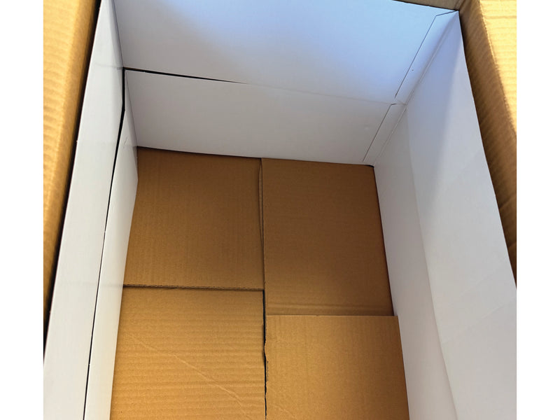 Used Printed Strong Double Wall Box - 450mm x 418mm x 310mm