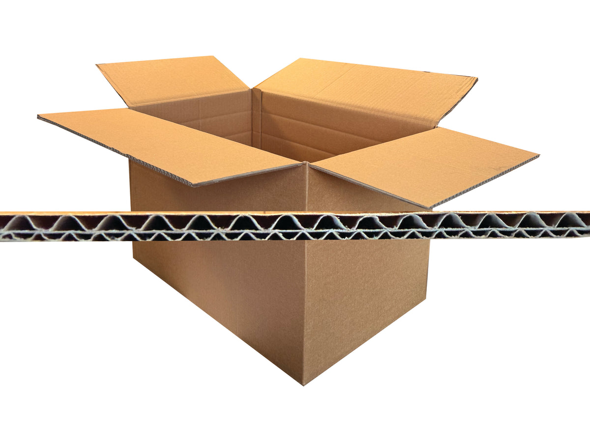 New Plain Strong Double Wall Box - 457mm x 300mm x 305mm – Sadlers