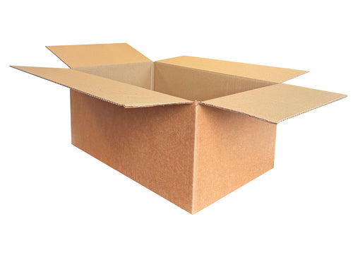 New Plain Strong Single Wall Box - 454mm x 295mm x 190mm