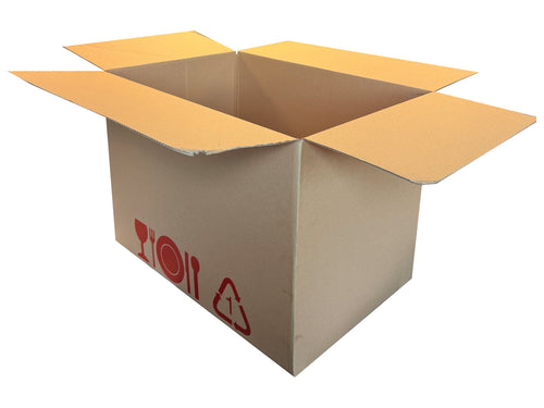 New Printed Single Wall Box - 580mm x 390mm x 390mm