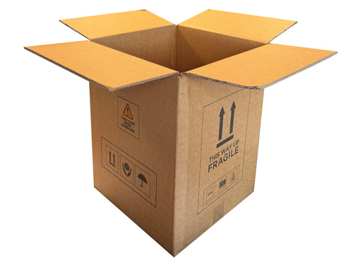 New Printed Strong Double Wall Box - 350mm x 335mm x 425mm