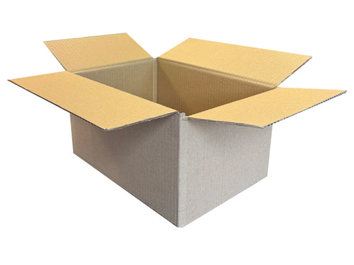 New Plain Strong Single Wall Box - 306mm x 222mm x 162mm