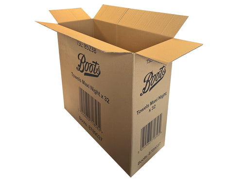 New Printed Single Wall Box - 584mm x 235mm x 520mm