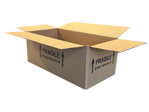 New Printed Single Wall Box - 354mm x 182mm x 138mm