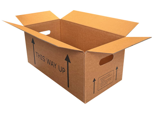 New Printed Strong Single Wall Box - 455mm x 230mm x 200mm