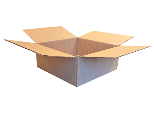 New Plain Strong Single Wall Box - 185mm x 185mm x 73mm