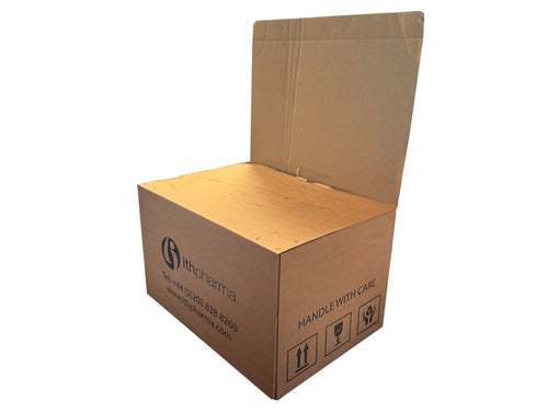 New Printed Strong Single Wall Box - 507mm x 350mm x 300mm