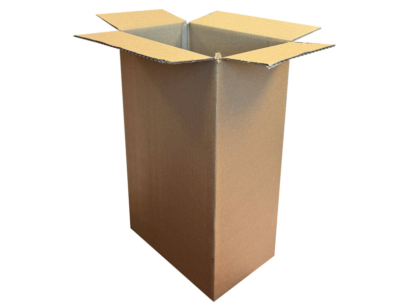 Plaine cardboard box measuring 185mm x 118mm x 313mm