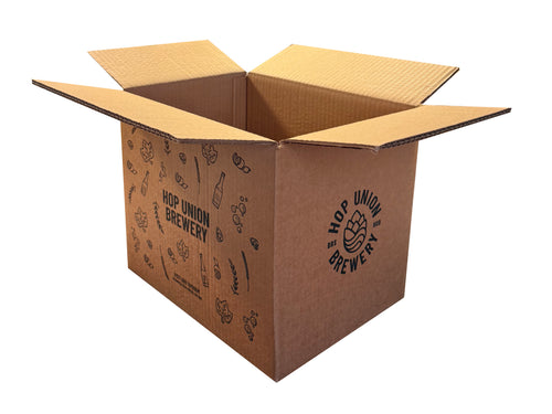 New Printed Double Wall Box - 320mm x 250mm x 265mm
