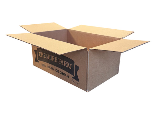 New Printed Strong Single Wall Box - 300mm x 200mm x 125mm