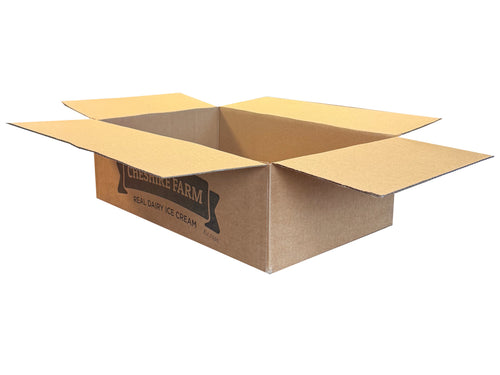 New Printed Strong Single Wall Box - 405mm x 270mm x 120mm