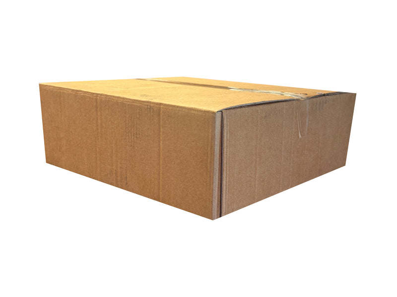 Closed box measuring 475mm x 460mm x 150mm