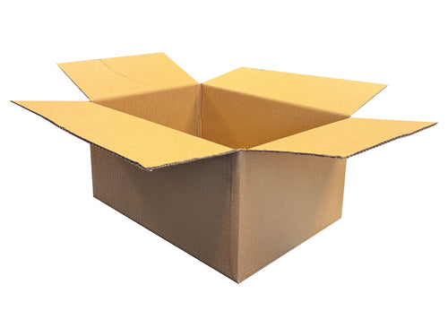 New Plain Strong Single Wall Box - 380mm x 280mm x 175mm