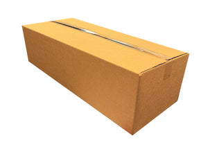A long box, closed with tape, measuring 807mm x 315mm x 200mm