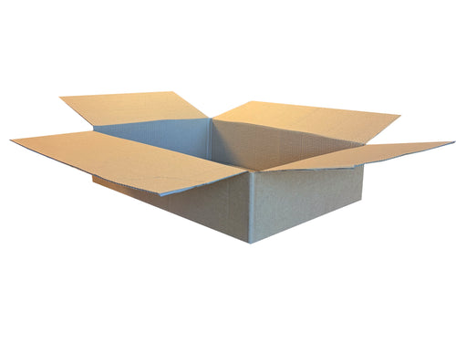 New Plain Strong Single Wall Box - 490mm x 375mm x 120mm