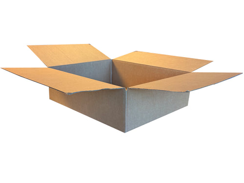 New Plain Strong Single Wall Box - 510mm x 410mm x 132mm