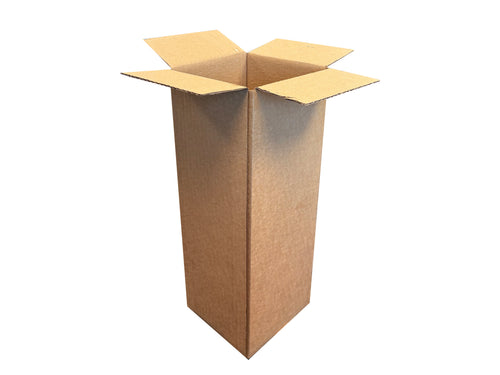 New Plain Single Wall Box - 129mm x 129mm x 350mm