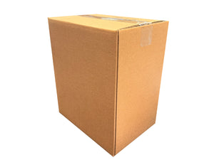 A closed box measuring 290mm x 204mm x 354mm