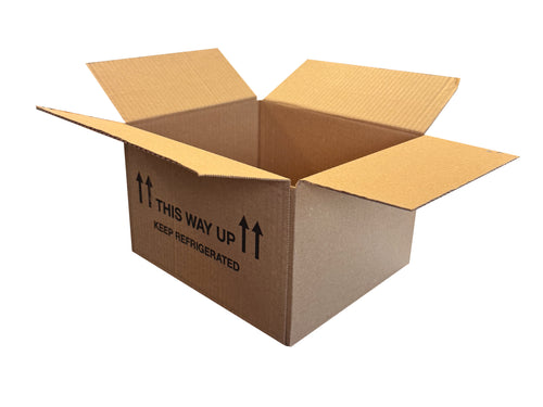 New Printed Single Wall Box - 204mm x 170mm x 126mm