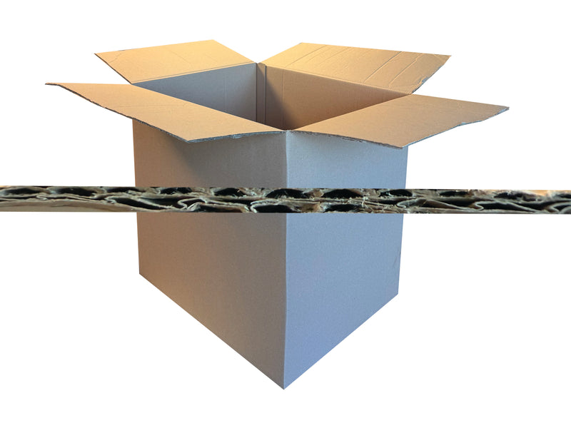 Image of the box with a board profile, overlayed, in front of the box