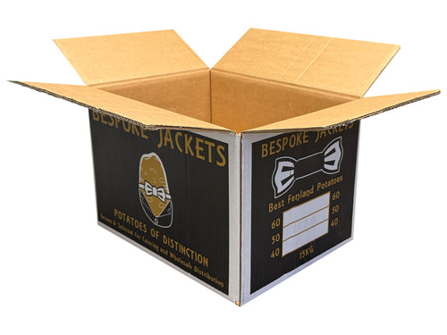 New Printed Strong Double Wall Box - 375mm x 280mm x 250mm