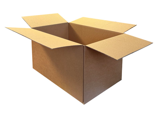 New Plain Strong Single Wall Box - 400mm x 255mm x 210mm