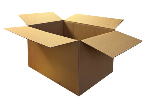 New Plain Strong Single Wall Box - 500mm x 360mm x 280mm