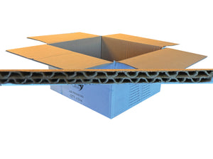 Box measuring 510mm x 453mm x 265mm with an overlay of the board profile