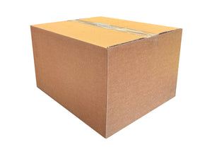 A closed box, measuring 340mm x 280mm x 197mm