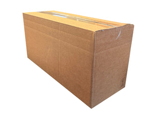 Plain single wall box with extra creases