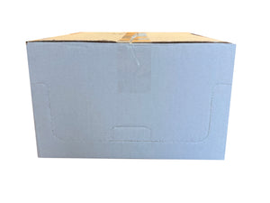 White box, showing the perforation