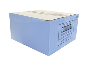 Closed white box, with a perforation around three panels