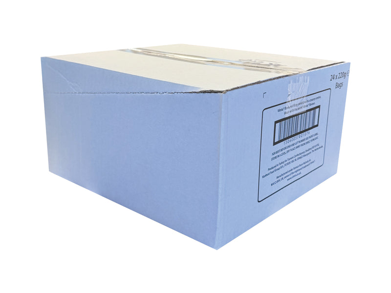 Closed white box, with a perforation around three panels