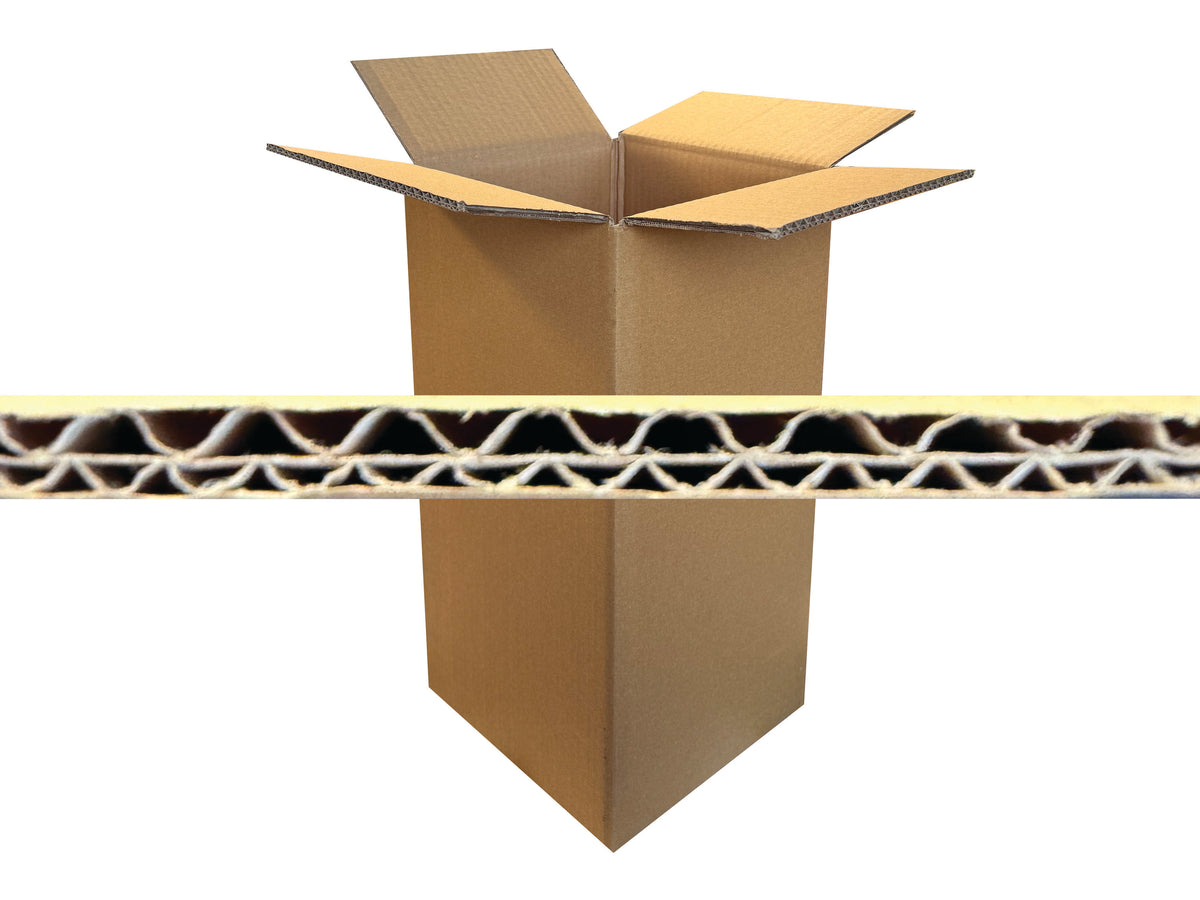 New Plain Strong Double Wall Box - 200mm x 190mm x 400mm – Sadlers
